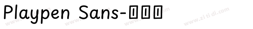 Playpen Sans字体转换